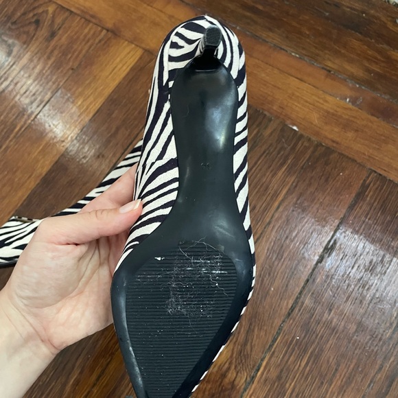 H&M Zebra Print Heels Size 8.5 - Picture 5 of 10